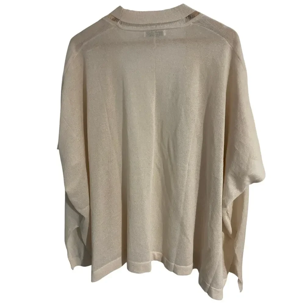 Mango kimono women’s one size beige minimalist boho beachy